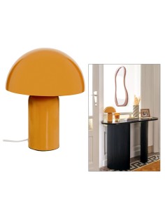 ILLUMINAZIONE: vendita online Lampada fungo Lito, metallo ocra, 20 x 20 x 24,5 cm in offerta