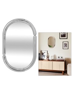 SPECCHI: vendita online Specchio, ovale, cromato, Micaela, 55x35 cm, ATMOSPHERA in offerta