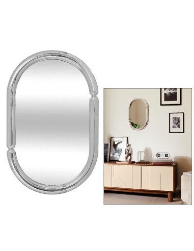 SPECCHI: vendita online Specchio, ovale, cromato, Micaela, 55x35 cm, ATMOSPHERA in offerta