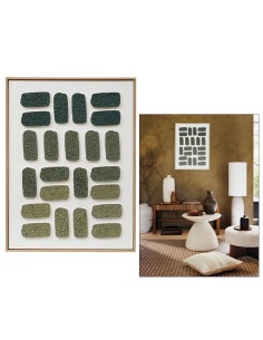 QUADRI E DECORO PARETE: vendita online Tela, 3D, Aladji, verde, 60x80 cm, rilievo decorativo, posa verticale/orizzontale in o...