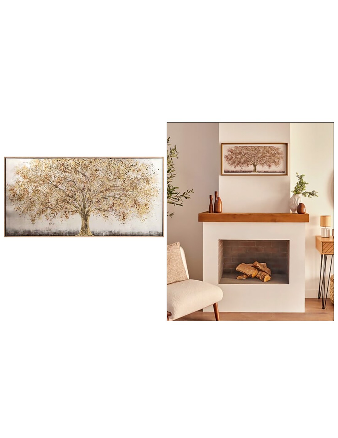 QUADRO TELA 210488 EKA 78X38CM MDF