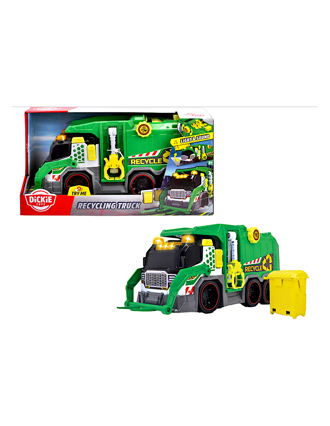 CAMION ECOLOGICO 203307001 38CM LUCI E SUONI