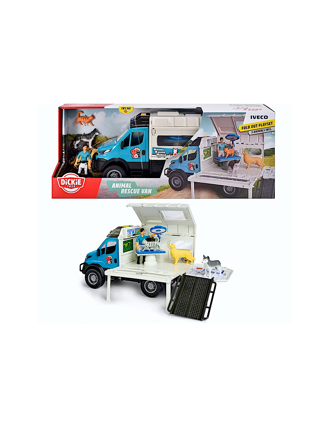 CAMION SOCCORSO ANIMALI 203837015 CON PERSONAGGIO