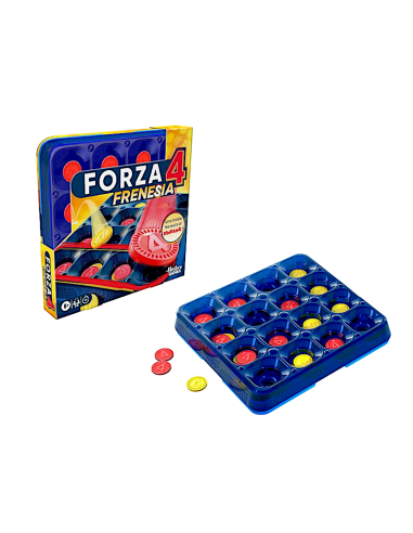 Forza 4 Frenesia gioco veloce da tavolo portatile con dischetti | shopincasa.it