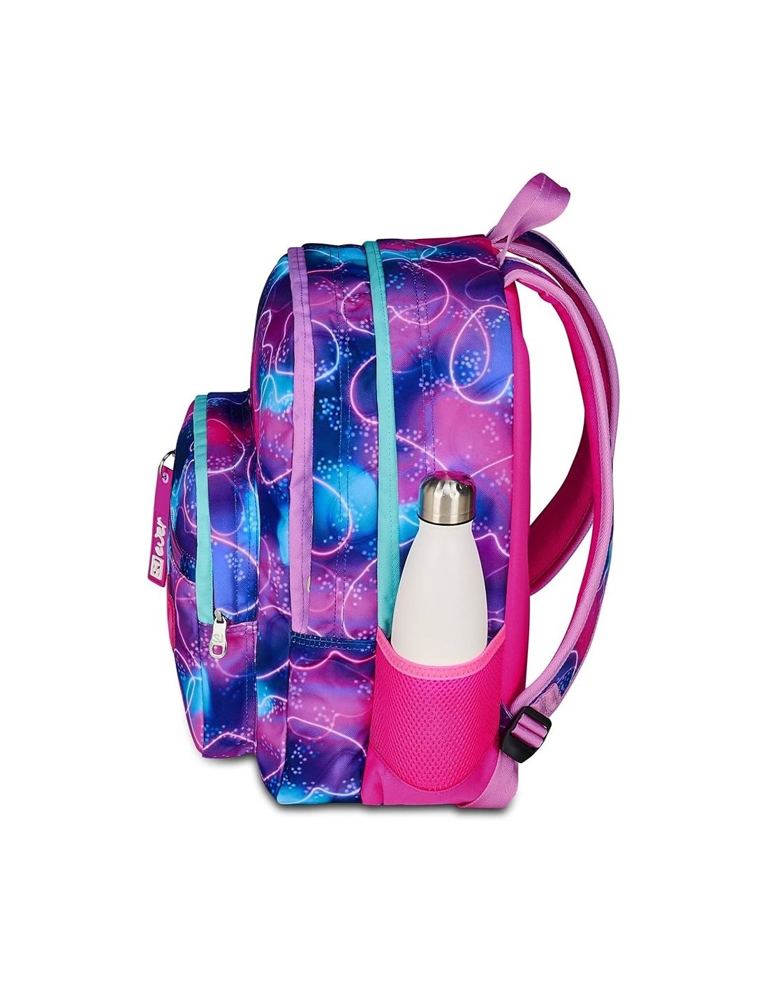 ZAINI: vendita online SJ Gang, Zaino Scuola SJ Ever, Viola, Doppio Scomparto, 30 L, 30x41.5x23 cm, Porta Borraccia, Bambina, ...