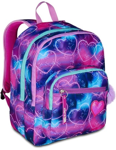 ZAINI: vendita online SJ Gang, Zaino Scuola SJ Ever, Viola, Doppio Scomparto, 30 L, 30x41.5x23 cm, Porta Borraccia, Bambina, ...