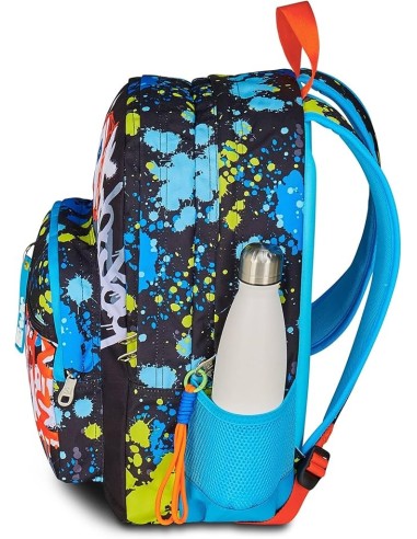 ZAINI: vendita online SJ Gang, Zaino Scuola SJ Ever, Multicolore, 30 L, 30x41.5x23 cm, Porta Borraccia, Bambino, Scuola Eleme...
