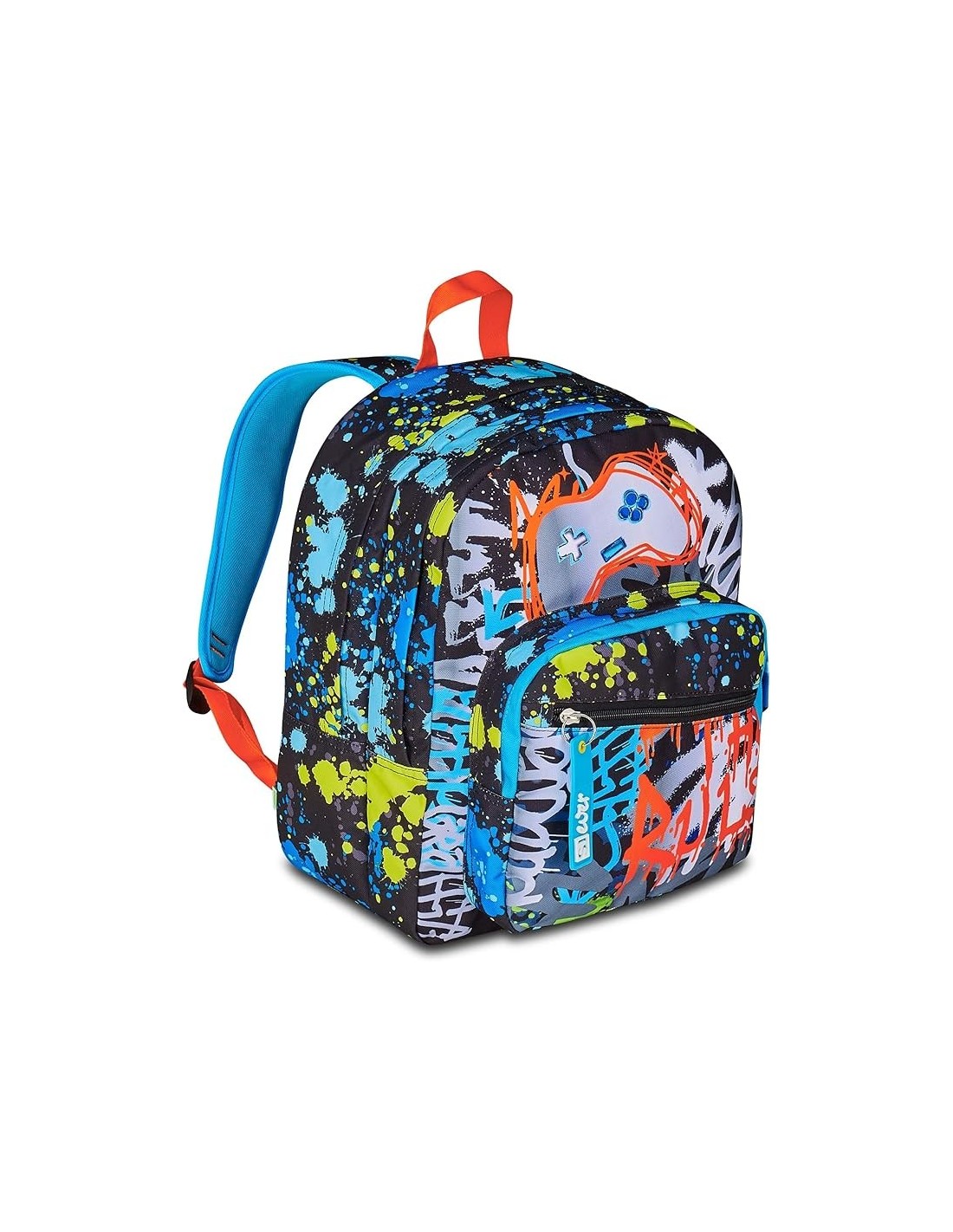 ZAINI: vendita online SJ Gang, Zaino Scuola SJ Ever, Multicolore, 30 L, 30x41.5x23 cm, Porta Borraccia, Bambino, Scuola Eleme...