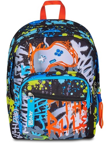 ZAINI: vendita online SJ Gang, Zaino Scuola SJ Ever, Multicolore, 30 L, 30x41.5x23 cm, Porta Borraccia, Bambino, Scuola Eleme...