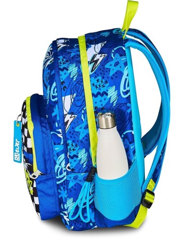 ZAINI: vendita online SJ Gang, Zaino Scuola SJ Ever, Blu, 30 L, 30x41.5x23 cm, Porta Borraccia, Bambino, Scuola Elementare e ...