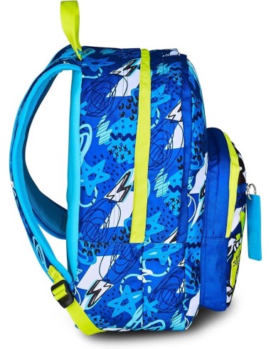ZAINI: vendita online SJ Gang, Zaino Scuola SJ Ever, Blu, 30 L, 30x41.5x23 cm, Porta Borraccia, Bambino, Scuola Elementare e ...