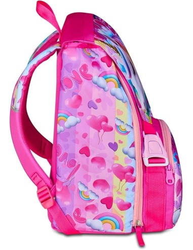 ZAINI: vendita online SJ Gang, Zaino Scuola Estensibile Big, Fucsia, 24 L, 27x39x16 cm, Con Ali a Scomparsa, Bambina, Scuola ...