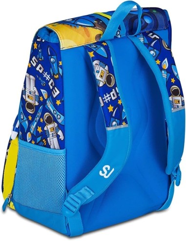 ZAINI: vendita online SJ Gang, Zaino Scuola Estensibile Big, Blu, 24 L, 27x39x16 cm, Con Fiamme a Scomparsa, Bambino, Scuola ...