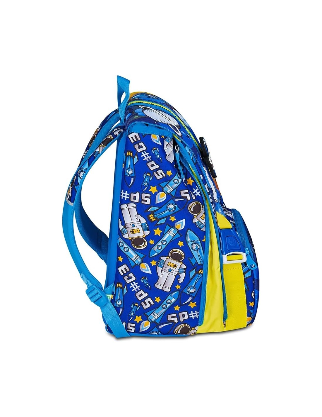 ZAINI: vendita online SJ Gang, Zaino Scuola Estensibile Big, Blu, 24 L, 27x39x16 cm, Con Fiamme a Scomparsa, Bambino, Scuola ...