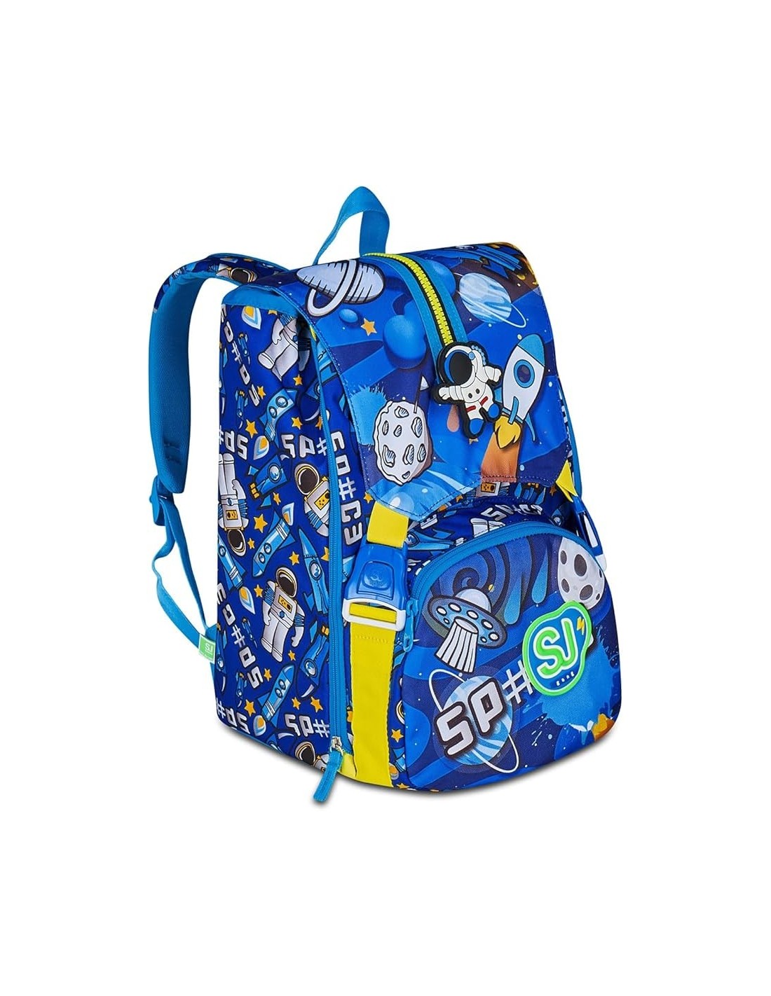ZAINI: vendita online SJ Gang, Zaino Scuola Estensibile Big, Blu, 24 L, 27x39x16 cm, Con Fiamme a Scomparsa, Bambino, Scuola ...