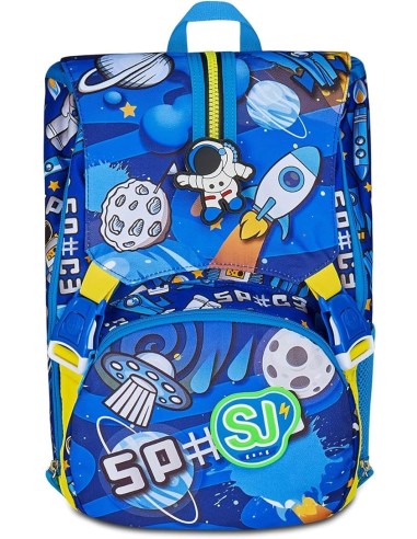 ZAINI: vendita online SJ Gang, Zaino Scuola Estensibile Big, Blu, 24 L, 27x39x16 cm, Con Fiamme a Scomparsa, Bambino, Scuola ...