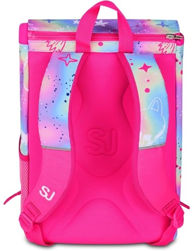 ZAINI: vendita online SJ Gang, Zaino Scuola Estensibile Big, Fucsia, 24 L, 27x39x16 cm, Occhi LED Interattivi, Bambina, Scuol...