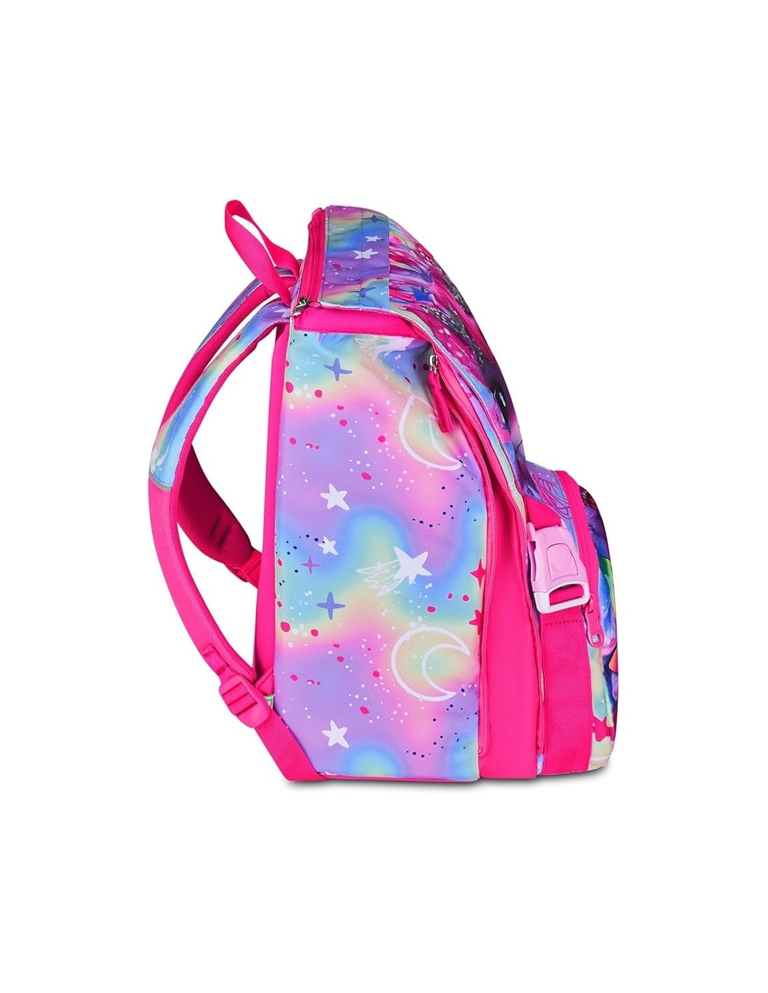 ZAINI: vendita online SJ Gang, Zaino Scuola Estensibile Big, Fucsia, 24 L, 27x39x16 cm, Occhi LED Interattivi, Bambina, Scuol...