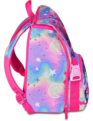 ZAINI: vendita online SJ Gang, Zaino Scuola Estensibile Big, Fucsia, 24 L, 27x39x16 cm, Occhi LED Interattivi, Bambina, Scuol...