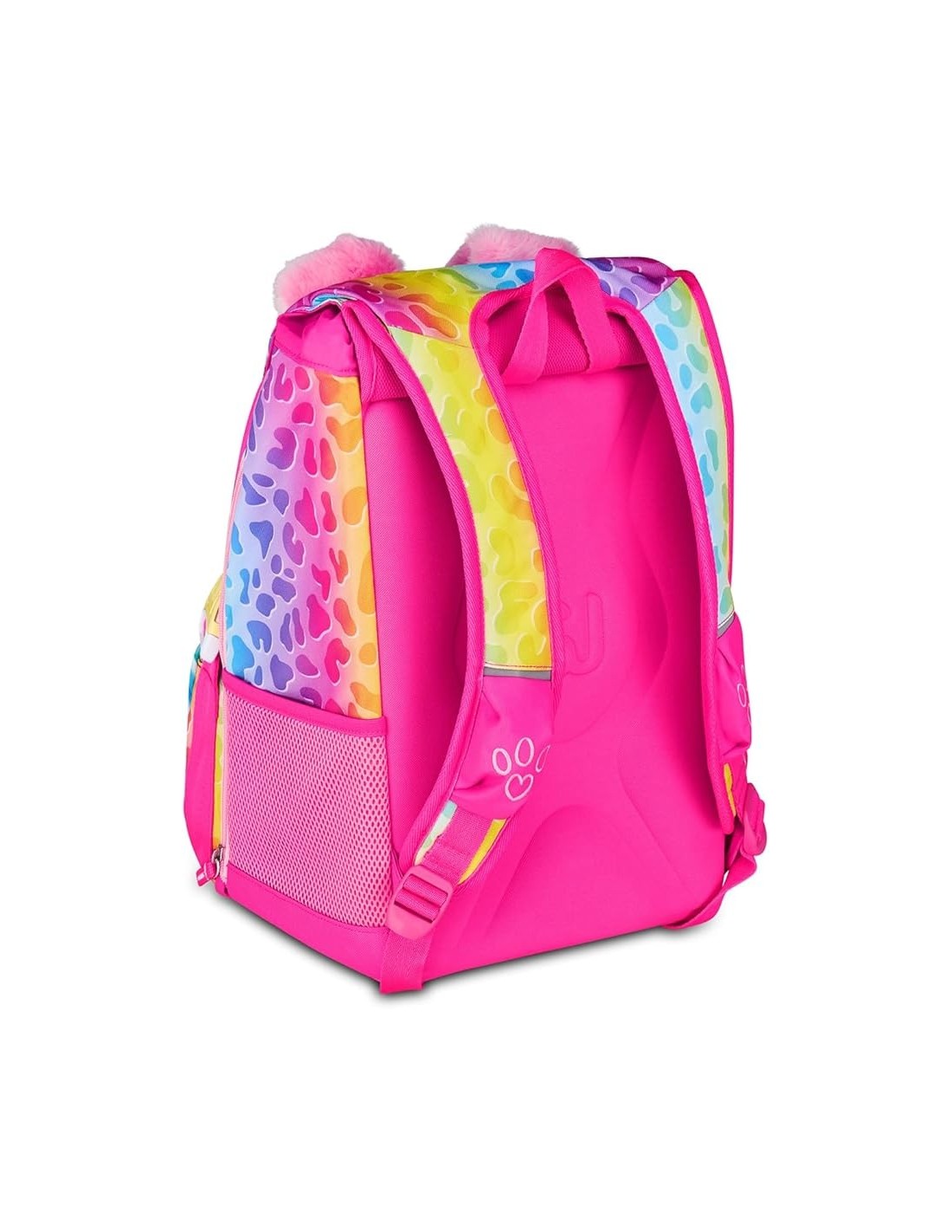 ZAINI: vendita online SJ Gang, Zaino Scuola Estensibile Big, Fucsia, 24 L, 27x39x16 cm, Orecchie in Peluche, Bambina, Scuola ...