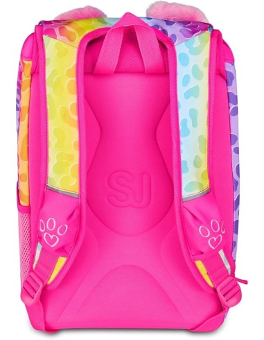 ZAINI: vendita online SJ Gang, Zaino Scuola Estensibile Big, Fucsia, 24 L, 27x39x16 cm, Orecchie in Peluche, Bambina, Scuola ...
