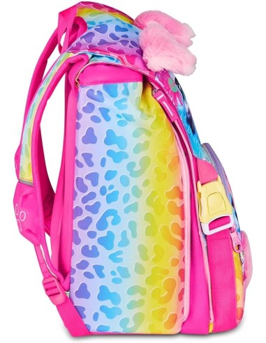 ZAINI: vendita online SJ Gang, Zaino Scuola Estensibile Big, Fucsia, 24 L, 27x39x16 cm, Orecchie in Peluche, Bambina, Scuola ...