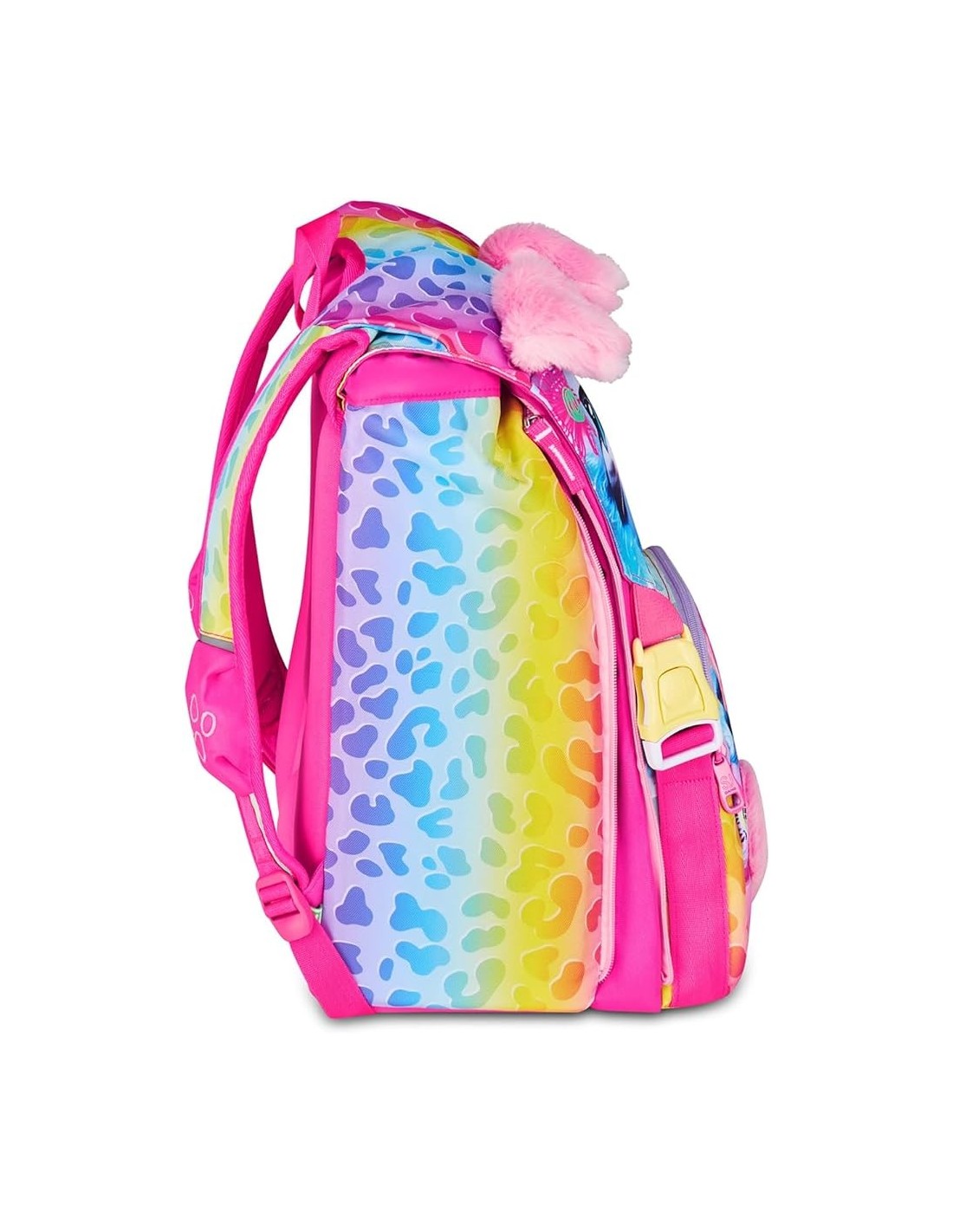 ZAINI: vendita online SJ Gang, Zaino Scuola Estensibile Big, Fucsia, 24 L, 27x39x16 cm, Orecchie in Peluche, Bambina, Scuola ...