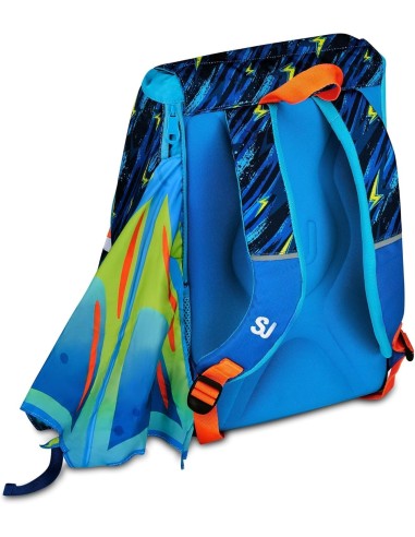 ZAINI: vendita online SJ Gang, Zaino Scuola Estensibile Big, Blu, 24 L, 27x39x16 cm, Ali a Scomparsa, Bambino, Scuola Element...