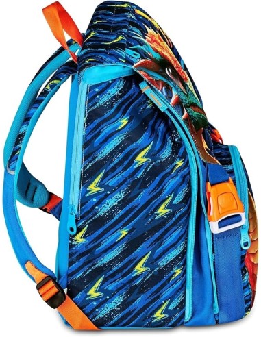 ZAINI: vendita online SJ Gang, Zaino Scuola Estensibile Big, Blu, 24 L, 27x39x16 cm, Ali a Scomparsa, Bambino, Scuola Element...