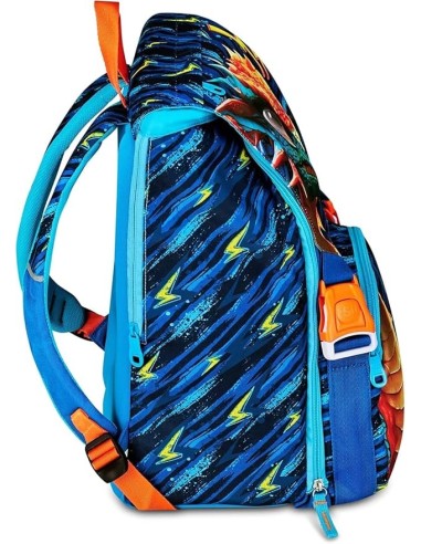ZAINI: vendita online SJ Gang, Zaino Scuola Estensibile Big, Blu, 24 L, 27x39x16 cm, Ali a Scomparsa, Bambino, Scuola Element...