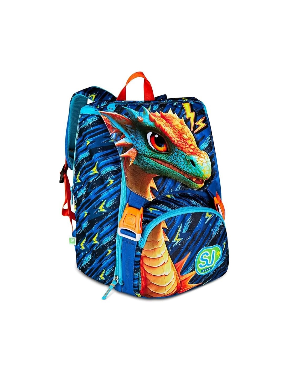 ZAINI: vendita online SJ Gang, Zaino Scuola Estensibile Big, Blu, 24 L, 27x39x16 cm, Ali a Scomparsa, Bambino, Scuola Element...