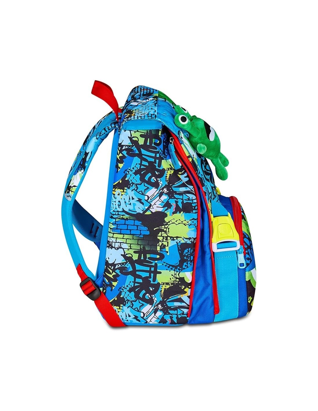 ZAINI: vendita online SJ GANG, STYLE JAM GANG, Zaino Scuola Estensibile, Divisorio Interno,Peluche Alieno, 24 L, Zaino Elemen...
