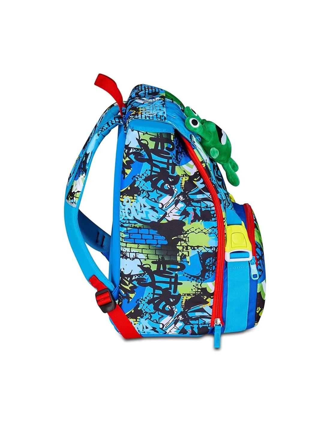 ZAINI: vendita online SJ GANG, STYLE JAM GANG, Zaino Scuola Estensibile, Divisorio Interno,Peluche Alieno, 24 L, Zaino Elemen...