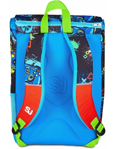 ZAINI: vendita online SJ GANG, STYLE JAM GANG, Zaino Scuola Estensibile, Divisorio Interno, Tasca LED Joystick, 24 L, Zaino E...