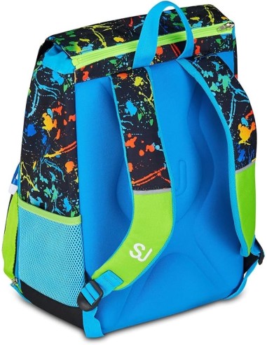 ZAINI: vendita online SJ GANG, STYLE JAM GANG, Zaino Scuola Estensibile, Nero, Divisorio Interno, Occhi LED, 24 L, Zaino Elem...