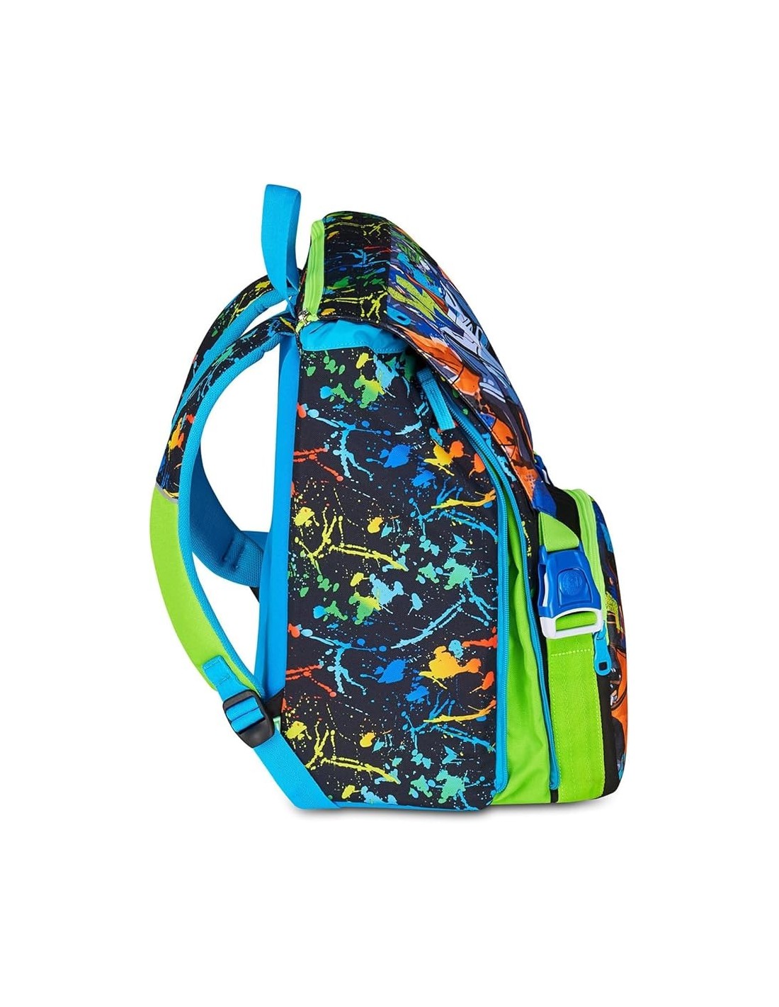ZAINI: vendita online SJ GANG, STYLE JAM GANG, Zaino Scuola Estensibile, Nero, Divisorio Interno, Occhi LED, 24 L, Zaino Elem...