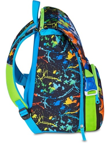 ZAINI: vendita online SJ GANG, STYLE JAM GANG, Zaino Scuola Estensibile, Nero, Divisorio Interno, Occhi LED, 24 L, Zaino Elem...