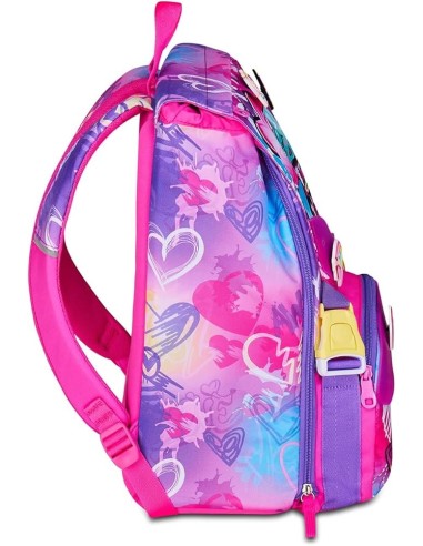 ZAINI: vendita online SJ GANG, STYLE JAM GANG, Zaino Scuola Estensibile, Fucsia, Divisorio Interno, 24 L, Zaino Elementare, Z...
