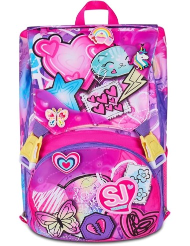 ZAINI: vendita online SJ GANG, STYLE JAM GANG, Zaino Scuola Estensibile, Fucsia, Divisorio Interno, 24 L, Zaino Elementare, Z...