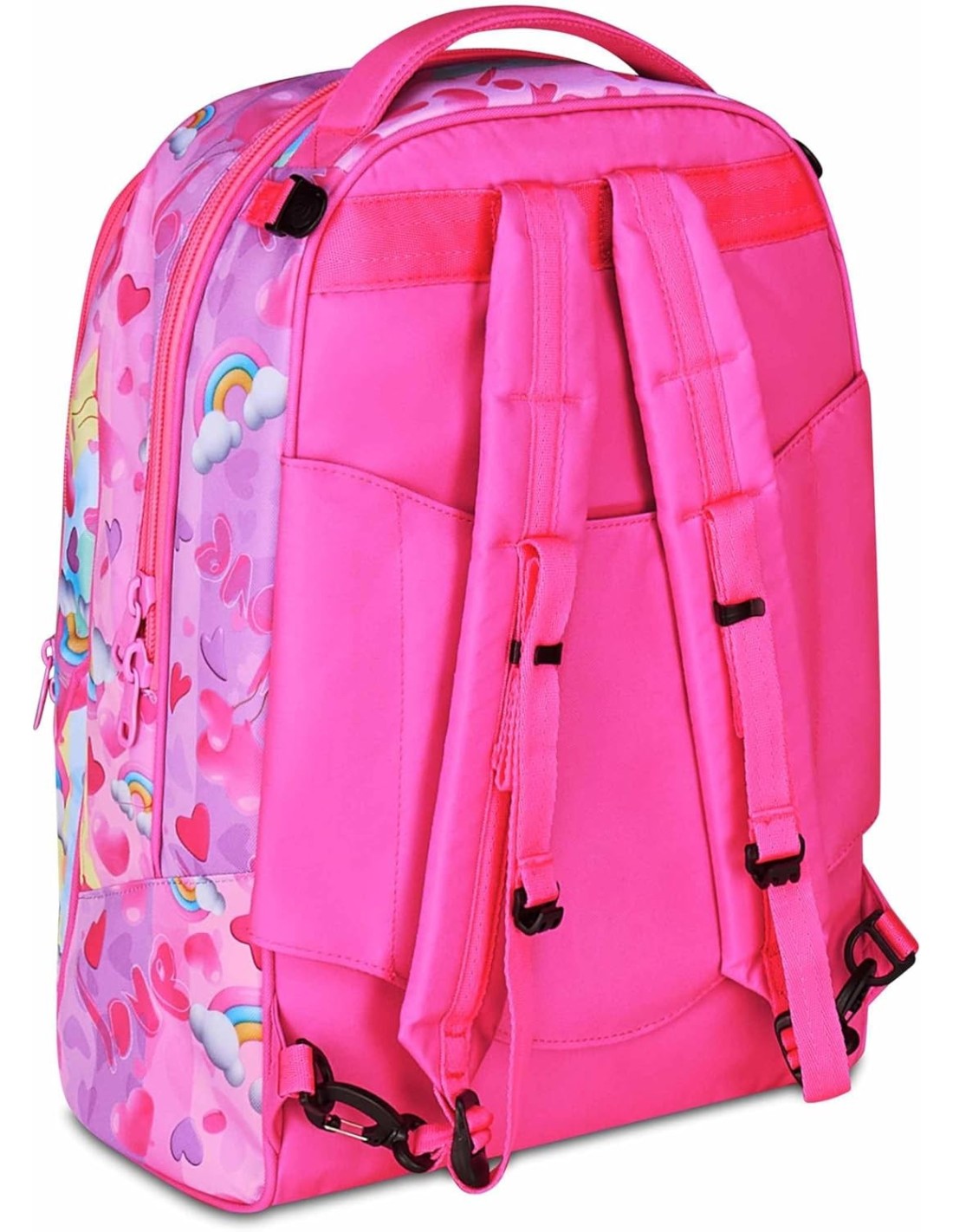 ZAINI: vendita online SJ GANG, STYLE JAM GANG, Trolley Scuola Jack 3 Ruote, Fucsia, Carrello Sganciabile, 33 L, Zaino Element...