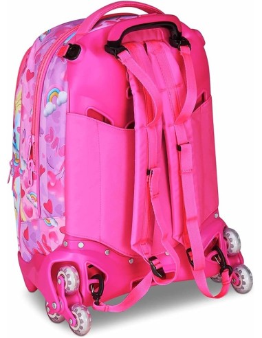 ZAINI: vendita online SJ GANG, STYLE JAM GANG, Trolley Scuola Jack 3 Ruote, Fucsia, Carrello Sganciabile, 33 L, Zaino Element...