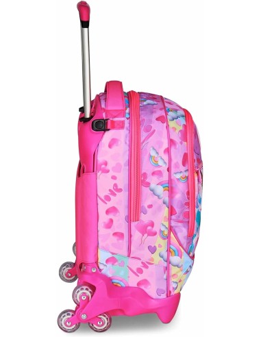 ZAINI: vendita online SJ GANG, STYLE JAM GANG, Trolley Scuola Jack 3 Ruote, Fucsia, Carrello Sganciabile, 33 L, Zaino Element...