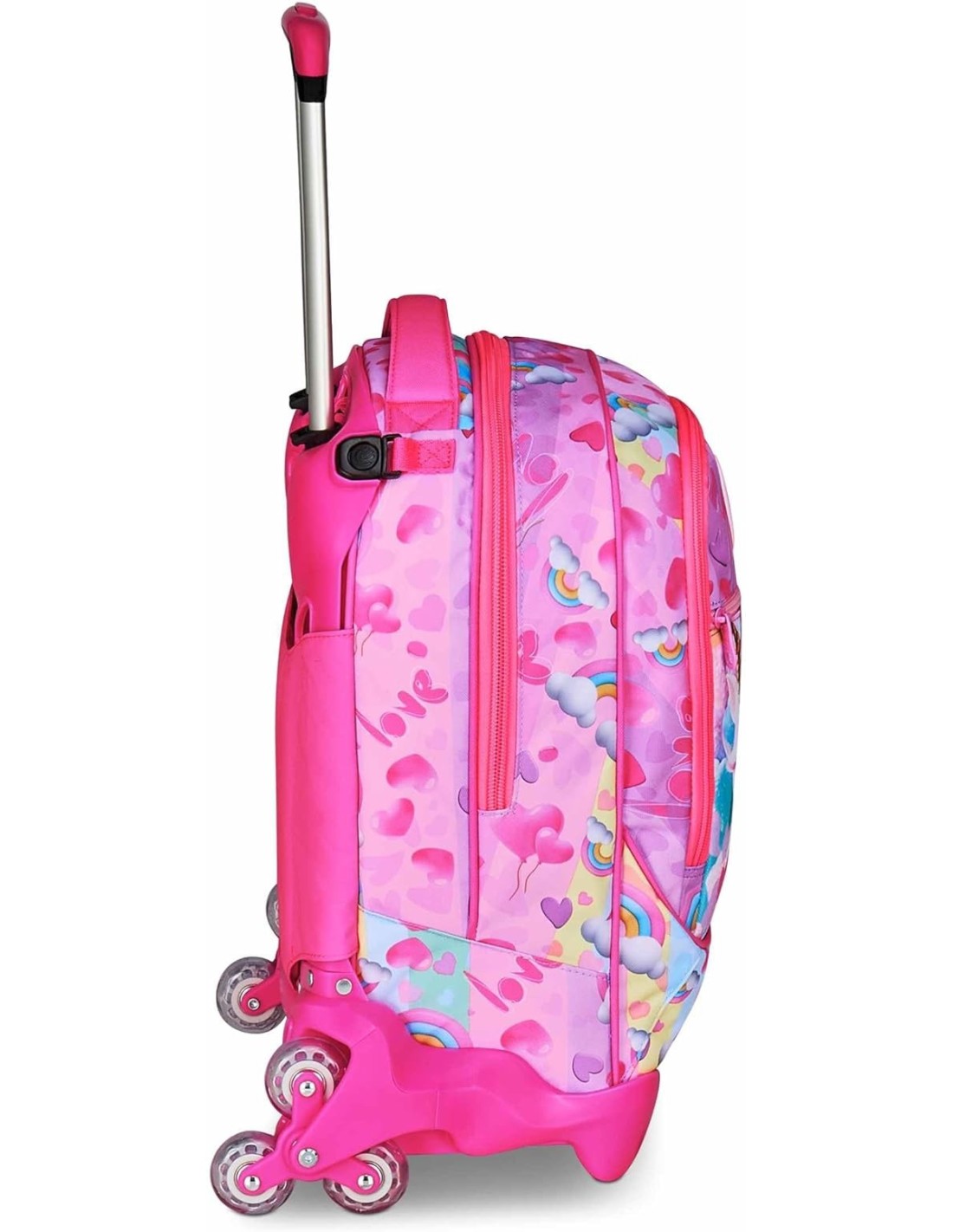 ZAINI: vendita online SJ GANG, STYLE JAM GANG, Trolley Scuola Jack 3 Ruote, Fucsia, Carrello Sganciabile, 33 L, Zaino Element...