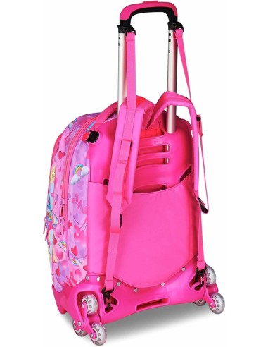 ZAINI: vendita online SJ GANG, STYLE JAM GANG, Trolley Scuola Jack 3 Ruote, Fucsia, Carrello Sganciabile, 33 L, Zaino Element...