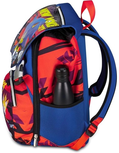 ZAINI: vendita online Seven, Sonic, Zaino Scuola Doppio Scomparto Estensibile, Blu, Divisorio Interno, 24/27 L, Zaino Element...