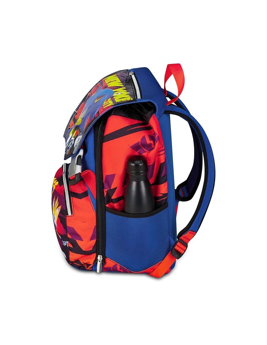 ZAINI: vendita online Seven, Sonic, Zaino Scuola Doppio Scomparto Estensibile, Blu, Divisorio Interno, 24/27 L, Zaino Element...
