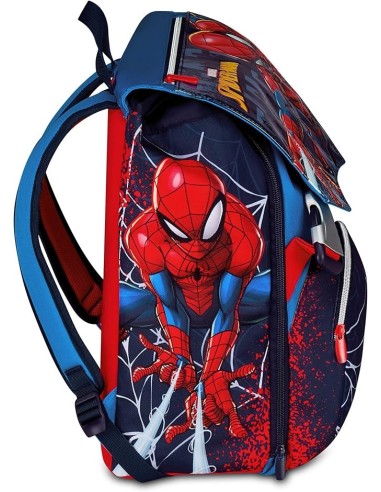 ZAINI: vendita online Seven, Spider-Man, Zaino Doppio Scomparto Estensibile, Blu, Tasca Borraccia, 24/27 L, Zaino Elementare,...