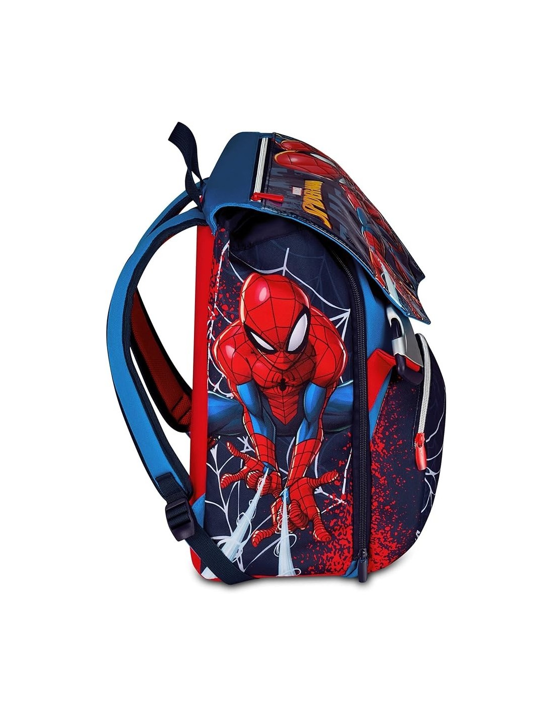 ZAINI: vendita online Seven, Spider-Man, Zaino Doppio Scomparto Estensibile, Blu, Tasca Borraccia, 24/27 L, Zaino Elementare,...