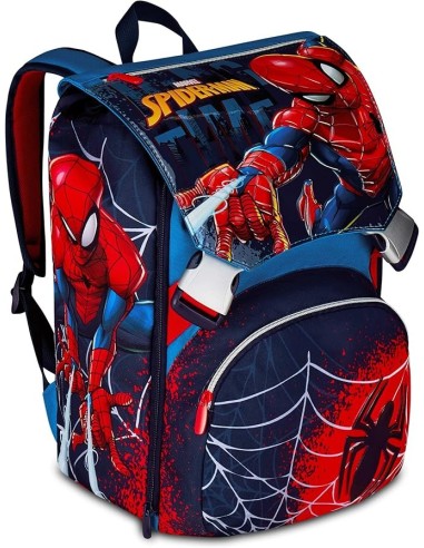 ZAINI: vendita online Seven, Spider-Man, Zaino Doppio Scomparto Estensibile, Blu, Tasca Borraccia, 24/27 L, Zaino Elementare,...