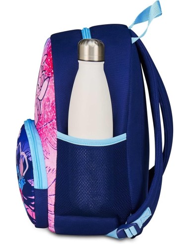 ZAINI: vendita online Seven, Lilo & Stitch, Zainetto Asilo, Blu, Tasca Frontale Zip, Tasca Borraccia, 14 L, Zaino Bambina, As...
